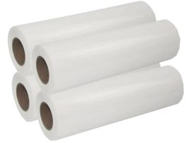 DTF fólia  60cm x 100m kétoldalas / instant / S8+ / 5-6mp után lehúzható  vasalási hőmérséklet 165C / 15mp